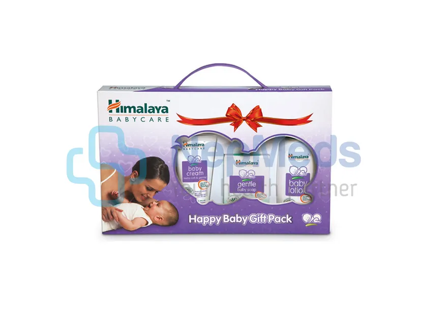Himalaya Baby Care Gift Pack with Powder Shampoo Bath Lotion and Cream- 5pcs