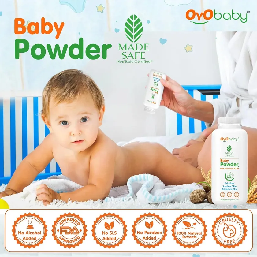 Oyo Baby Baby Powder For All Type Skin 100gm - Buy Oyo Baby Baby Powder For  All Type Skin 100gm at Best Price in NepMeds