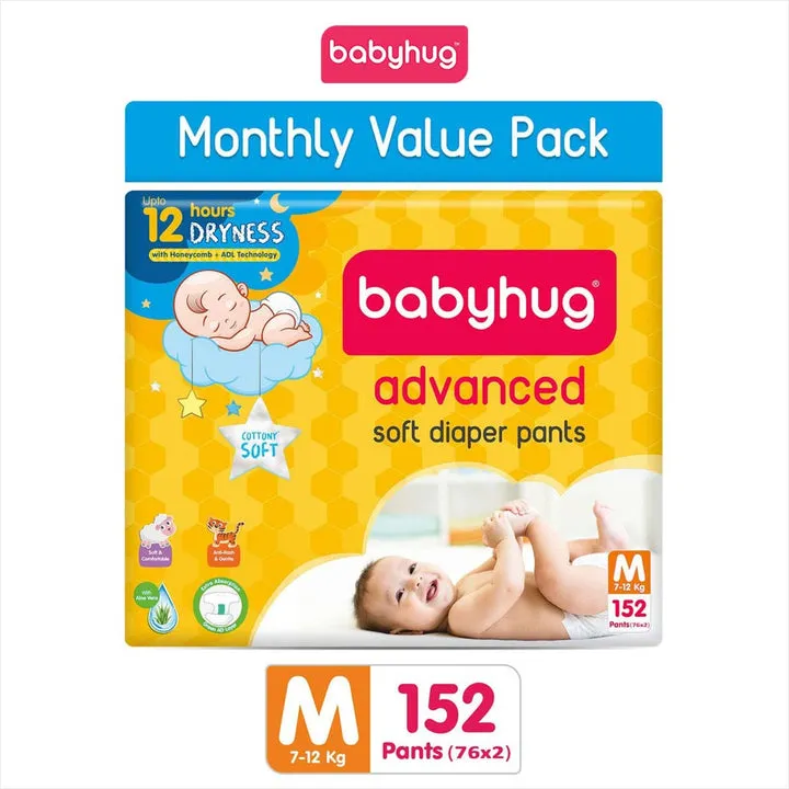 Babyhug Advanced Pant Style Diapers Size 4 20 Pieces Online in UAE, Buy at  Best Price from FirstCry.ae - 2874160