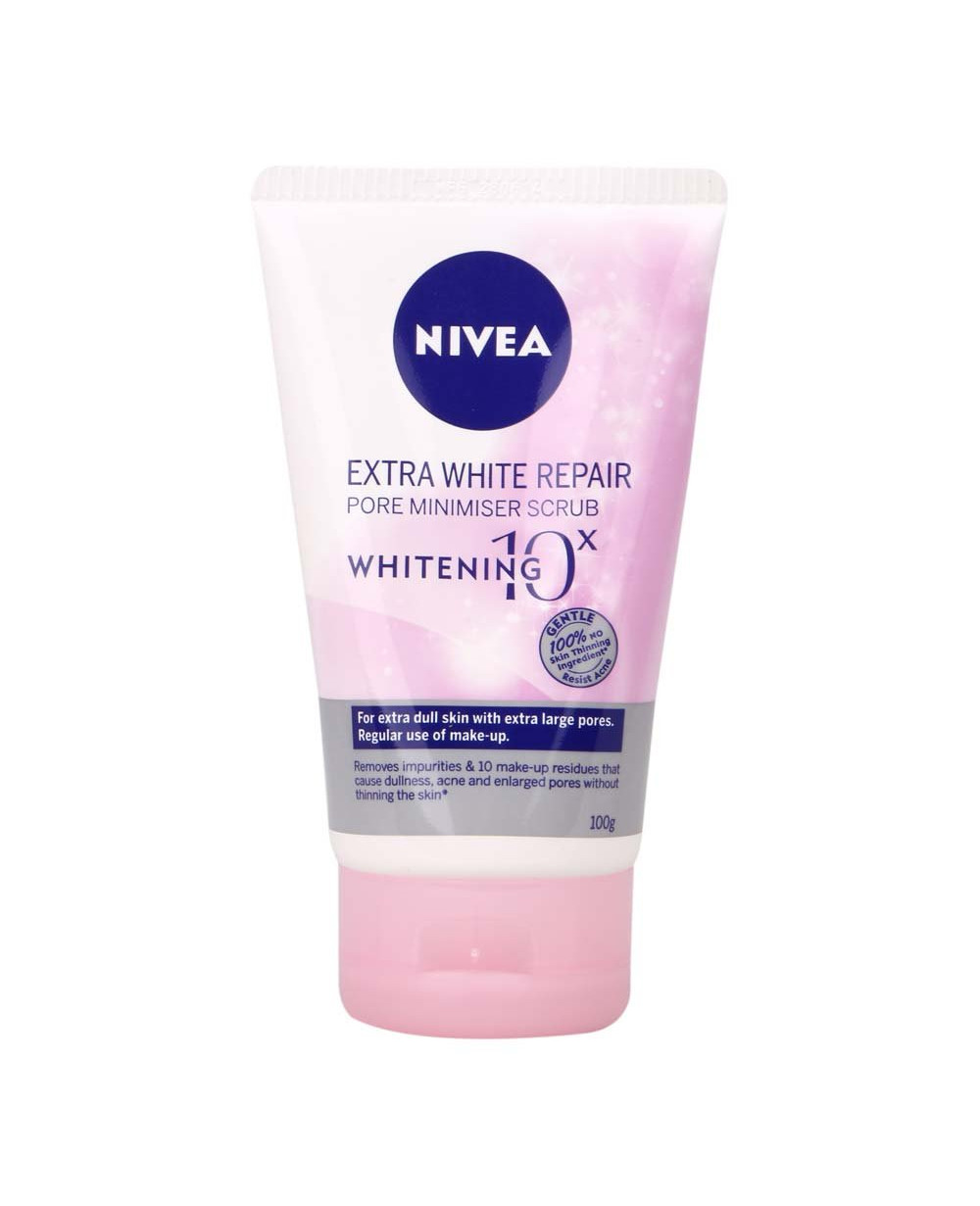 Nivea Extra White Repair Pore Minimiser Scrub 100gm Buy Nivea