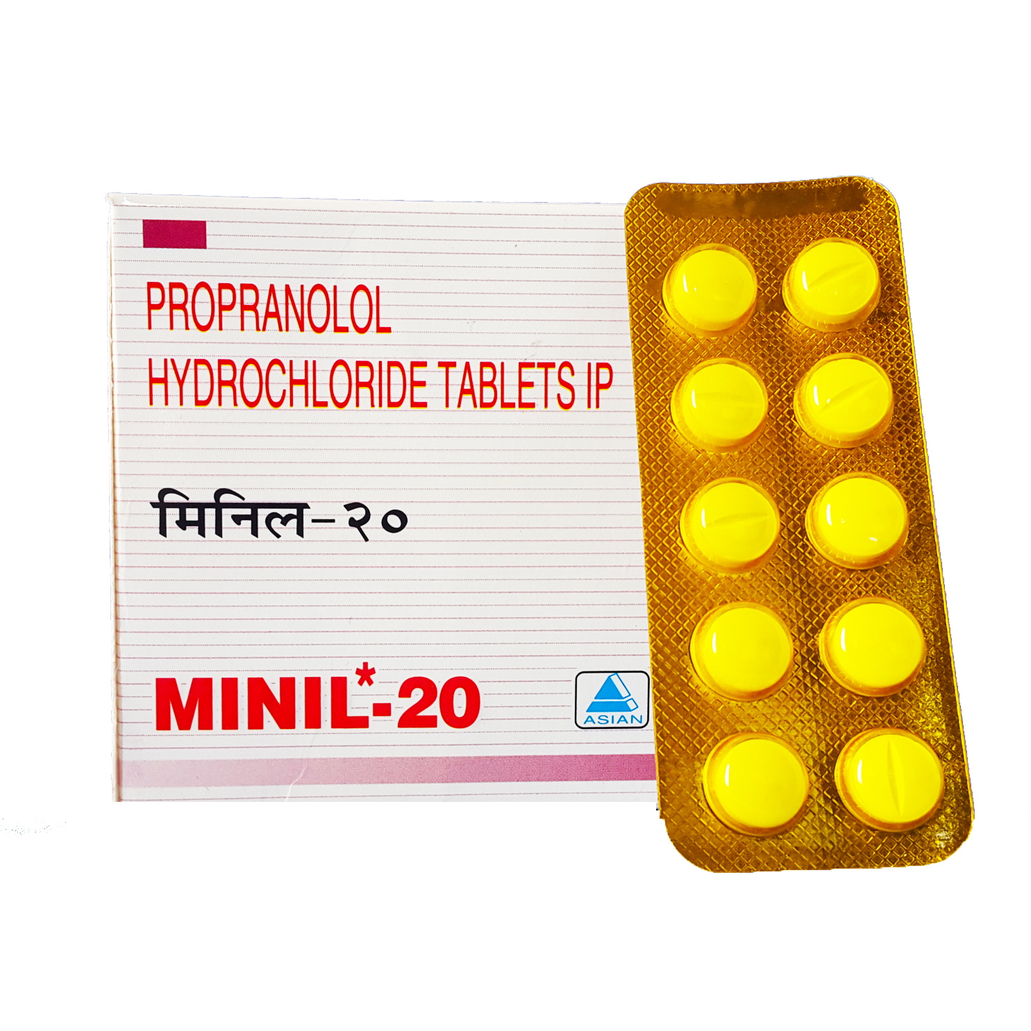 Propranolol 20mg tab