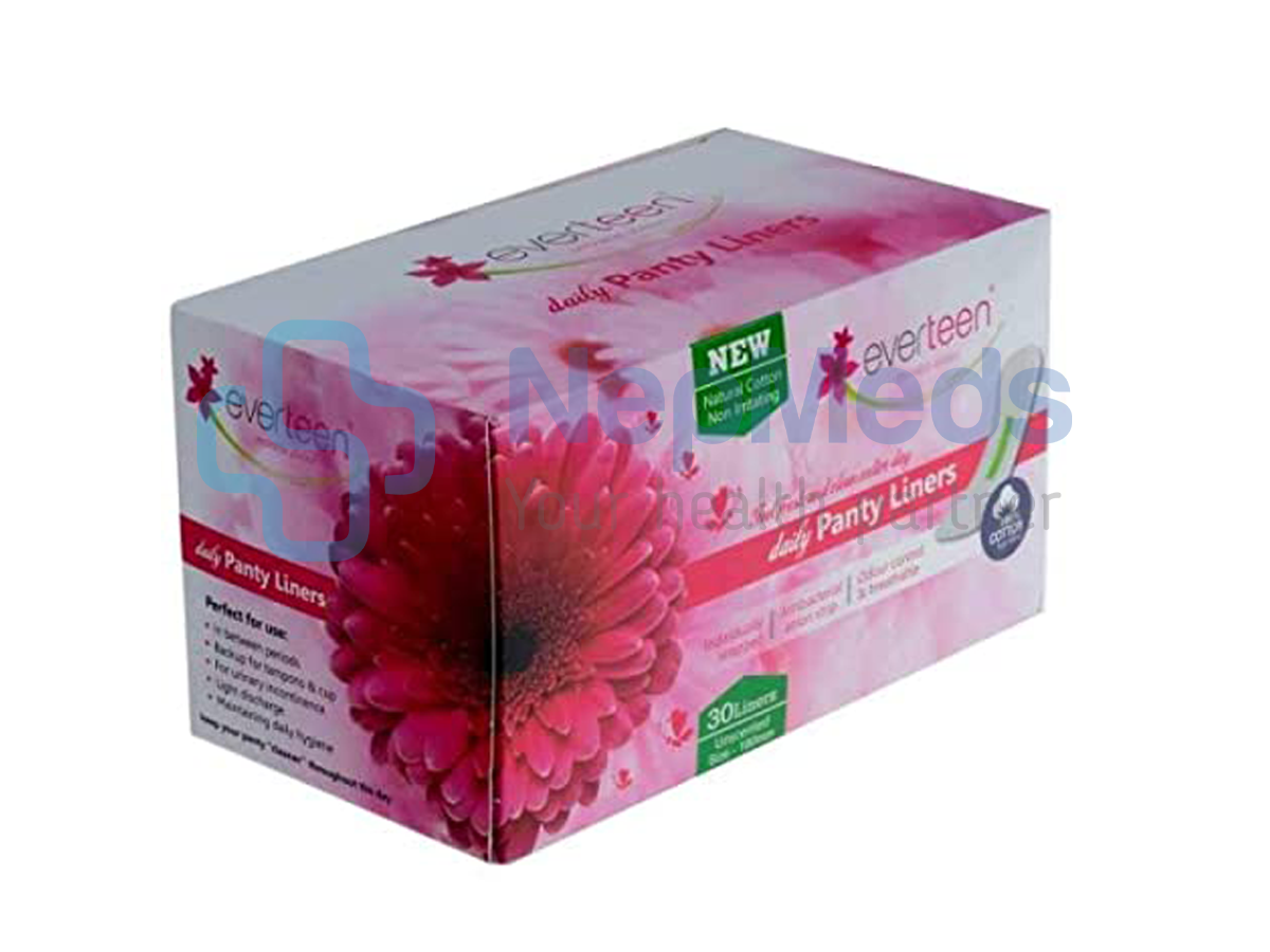 everteen - everteen Natural Cotton Daily Panty Liners provide you instant  dry and soft feel without causing irritation. Buy Now!   :   Also