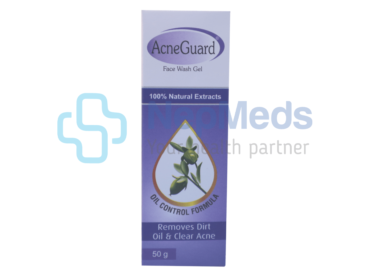 Acne guard face wash outlet gel